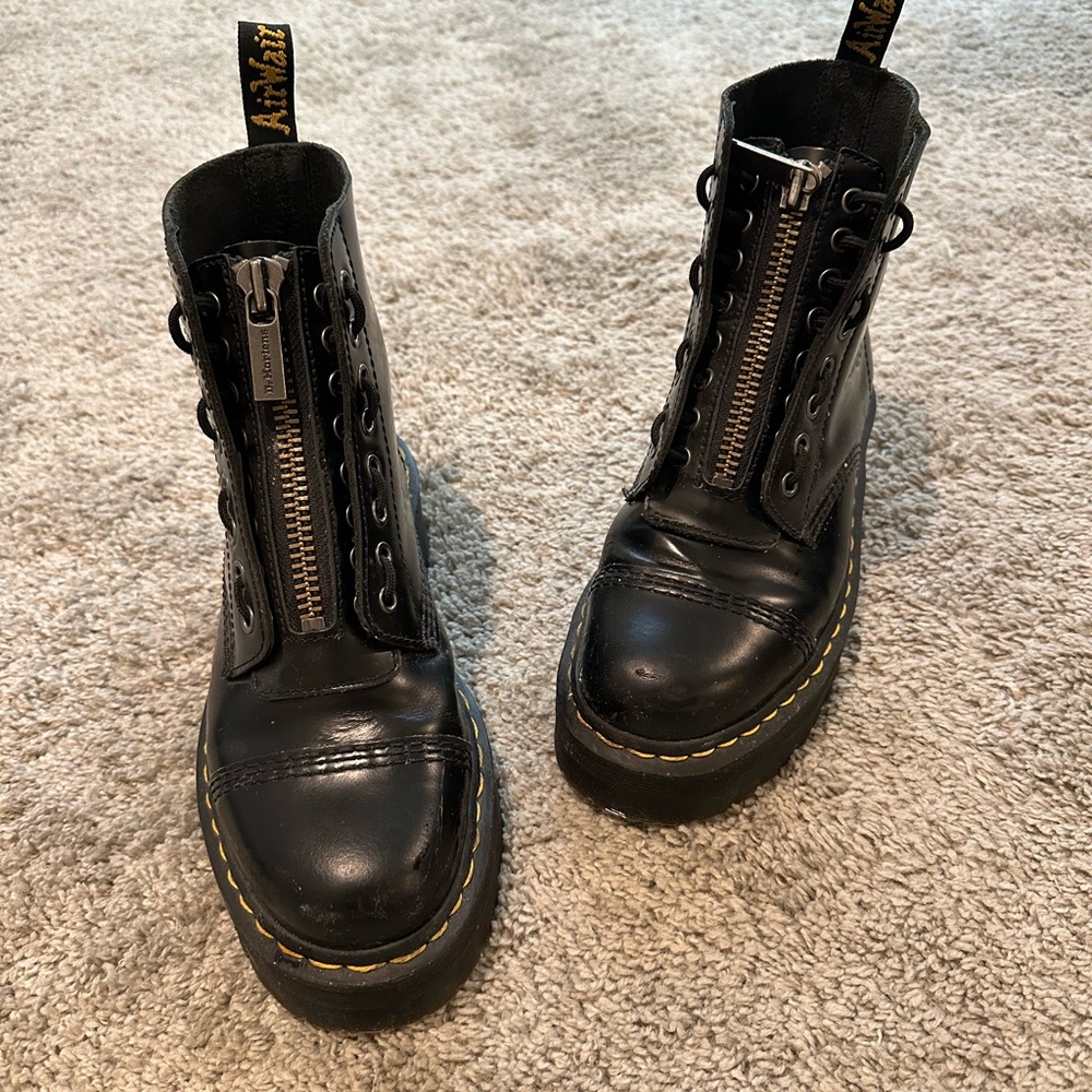 Dr. Martens Black Leather Boots